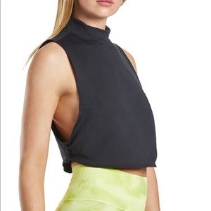 Free People Cropped Tank High Neck Bright Lights